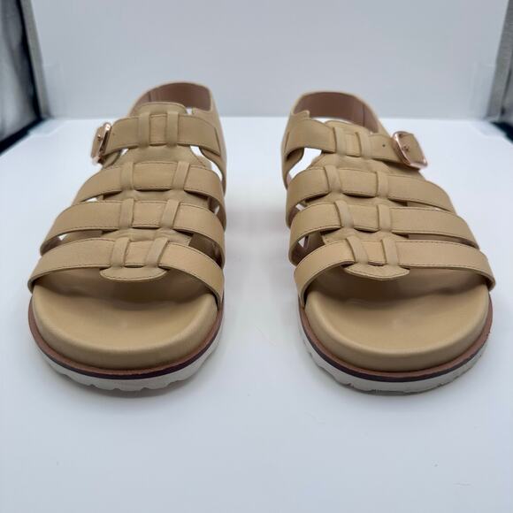 Anthropologie Daily Practice Fisherman Sandals Yellow 8.5/39 SOLD OUT Ret. $140 - Picture 2 of 5